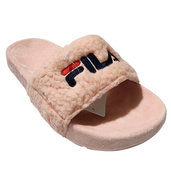 Fila Fuzzy Drifter Womens Slide Sandals Pink Size 6 - Picture 2 of 12